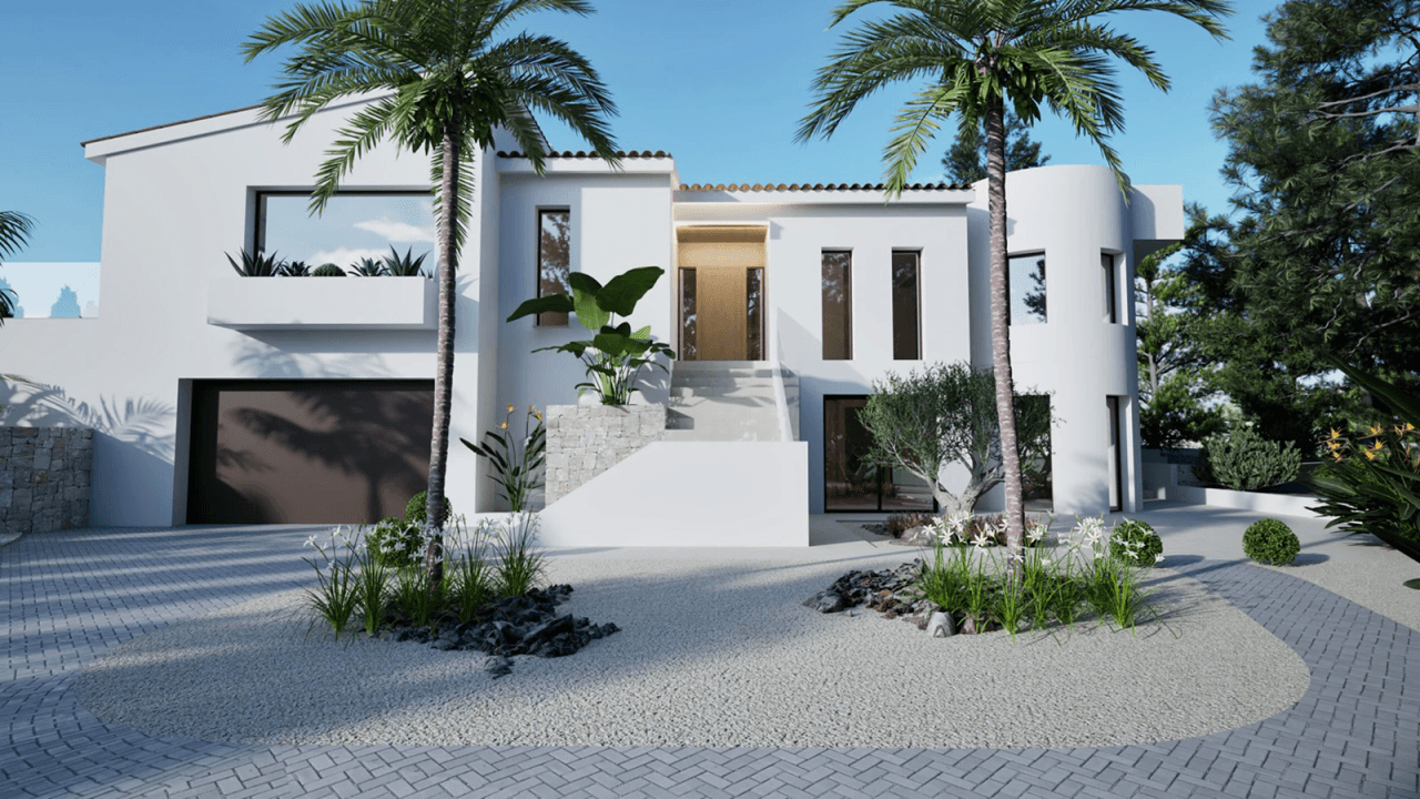 Villa Elegante con Apartamento de Invitados