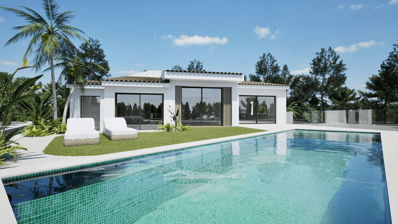 Villa élégante avec appartement d'invités à côté du terrain de golf