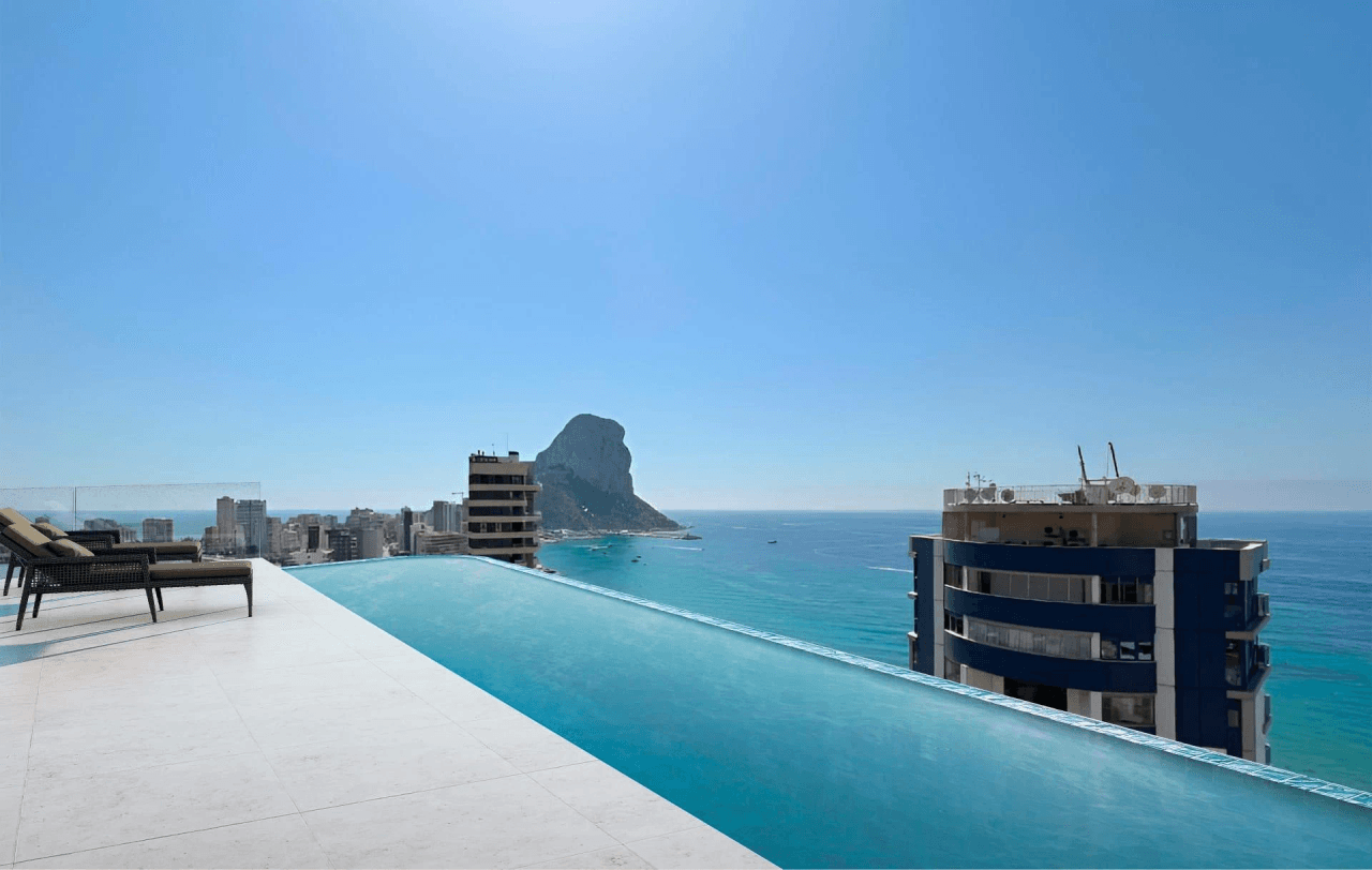 Penthouse til salg i Calpe
