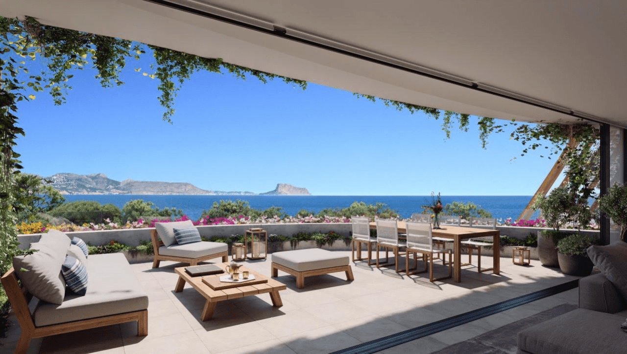 Nye leiligheter med store terrasser i Albir