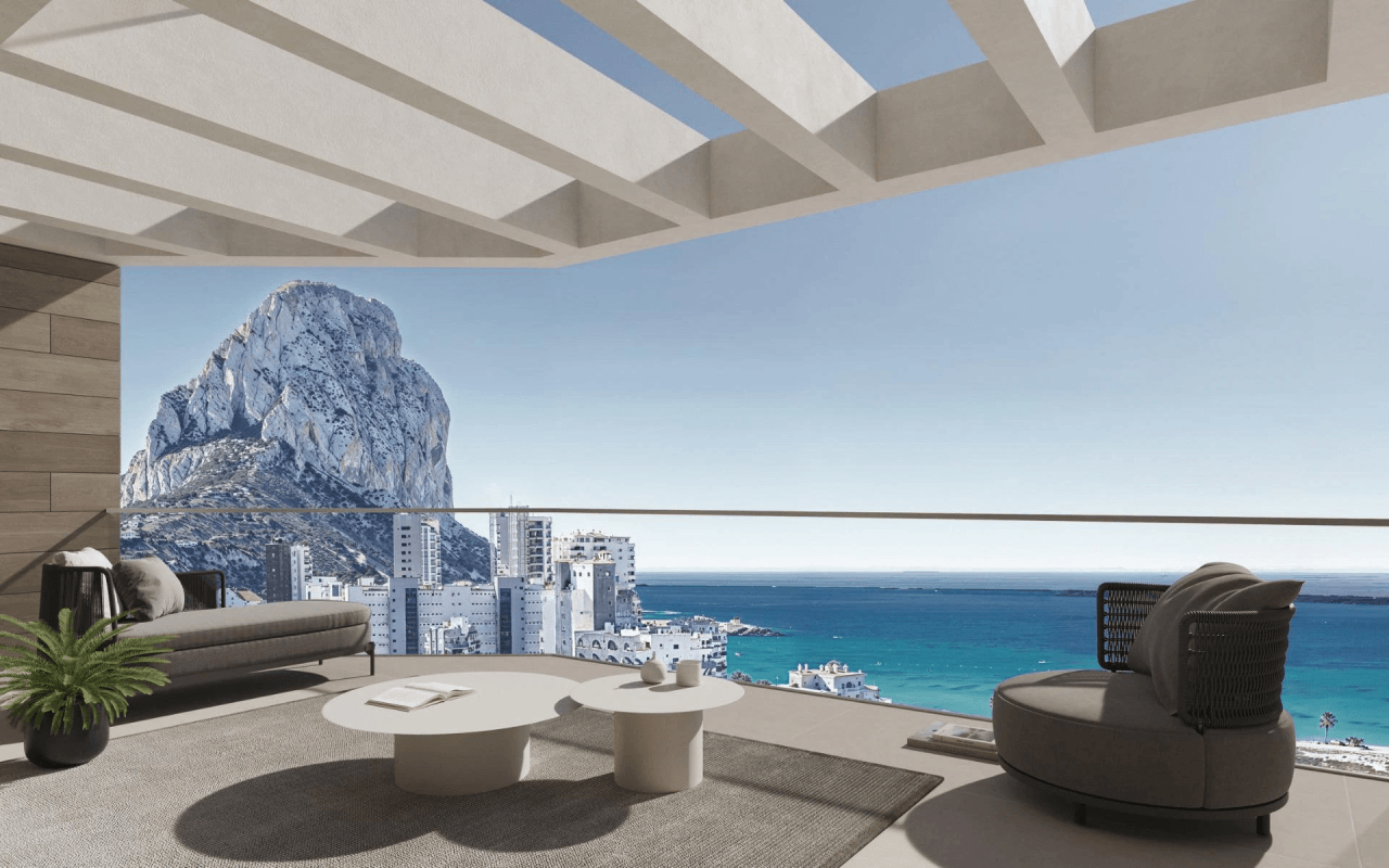 Penthouse til salg i Calpe