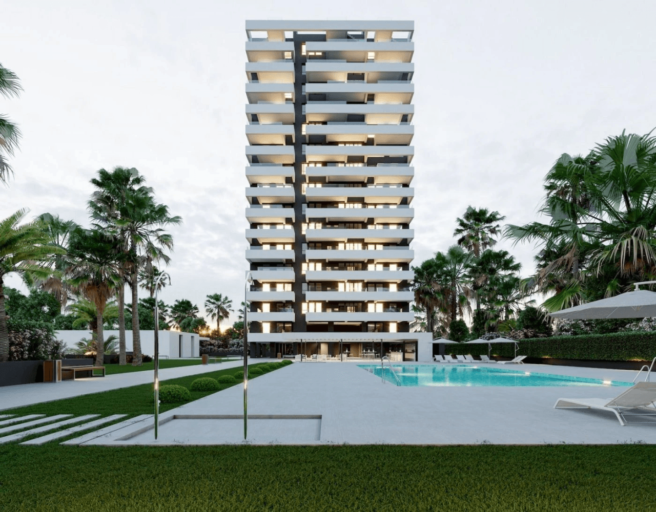 Penthouse til salg i Calpe