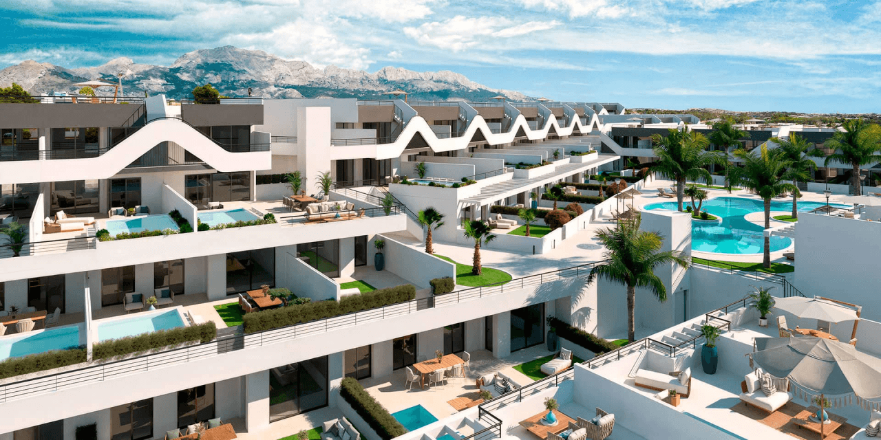 Hoekwoning in Nieuwbouw in Alfaz del Sol
