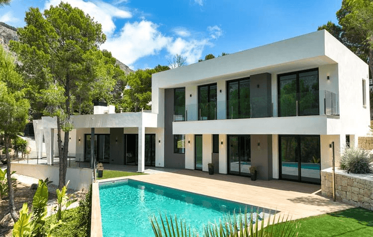 Nybygg villa i Altea
