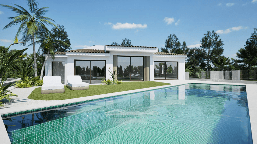 Elegante Villa con Apartamento de Invitados junto al Campo de Golf